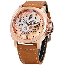 Load image into Gallery viewer, FORSINING New Black Men's Skeleton Watch