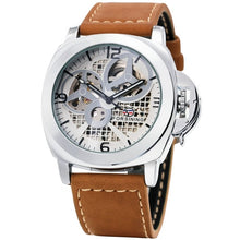 Load image into Gallery viewer, FORSINING New Black Men's Skeleton Watch