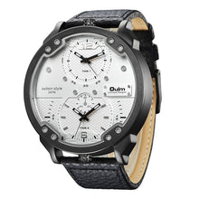 Load image into Gallery viewer, Oulm Big Watches for Men Multiple Time Zone Sport Quartz