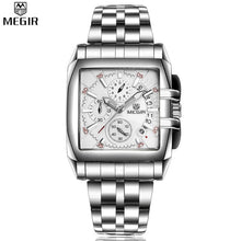 Load image into Gallery viewer, Mens Watches Top Brand Luxury Megir Chronograph &amp; Auto Date Waterproof