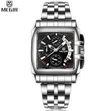 Load image into Gallery viewer, Mens Watches Top Brand Luxury Megir Chronograph &amp; Auto Date Waterproof