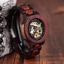 Load image into Gallery viewer, Wood Automatic Watch