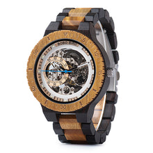 Load image into Gallery viewer, Wood Automatic Watch