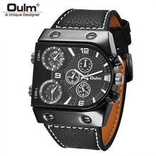 Load image into Gallery viewer, Oulm Luxury Men Watch Leather Wrist Watch