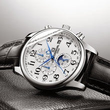 Load image into Gallery viewer, Blue Hand Multifunction Automatic Mechanical Watch