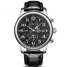 Load image into Gallery viewer, Blue Hand Multifunction Automatic Mechanical Watch