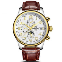 Load image into Gallery viewer, Blue Hand Multifunction Automatic Mechanical Watch