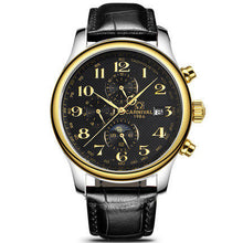 Load image into Gallery viewer, Blue Hand Multifunction Automatic Mechanical Watch