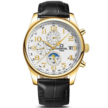 Load image into Gallery viewer, Blue Hand Multifunction Automatic Mechanical Watch