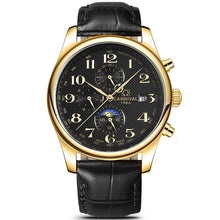 Load image into Gallery viewer, Blue Hand Multifunction Automatic Mechanical Watch