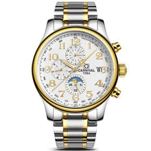 Load image into Gallery viewer, Blue Hand Multifunction Automatic Mechanical Watch