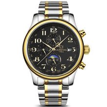 Load image into Gallery viewer, Blue Hand Multifunction Automatic Mechanical Watch