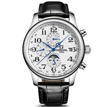 Load image into Gallery viewer, Blue Hand Multifunction Automatic Mechanical Watch