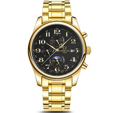 Load image into Gallery viewer, Blue Hand Multifunction Automatic Mechanical Watch