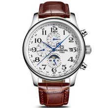 Load image into Gallery viewer, Blue Hand Multifunction Automatic Mechanical Watch