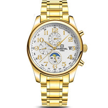 Load image into Gallery viewer, Blue Hand Multifunction Automatic Mechanical Watch