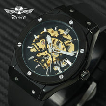 Load image into Gallery viewer, WINNER Men Fashion Cool Black Automatic Mechanical Watch
