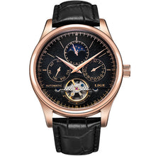 Load image into Gallery viewer, LIGE Brand Men Watches Automatic Mechanical Watch