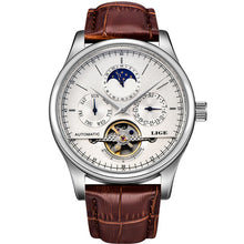 Load image into Gallery viewer, LIGE Brand Men Watches Automatic Mechanical Watch