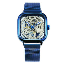 Load image into Gallery viewer, FORSINING Top Brand Luxury Blue Mens Watches